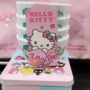 Sanrio Hello Kitty Small Bowl Set - Easter eggs